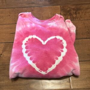 Urban Outfitters Pink Heart CrewNeck